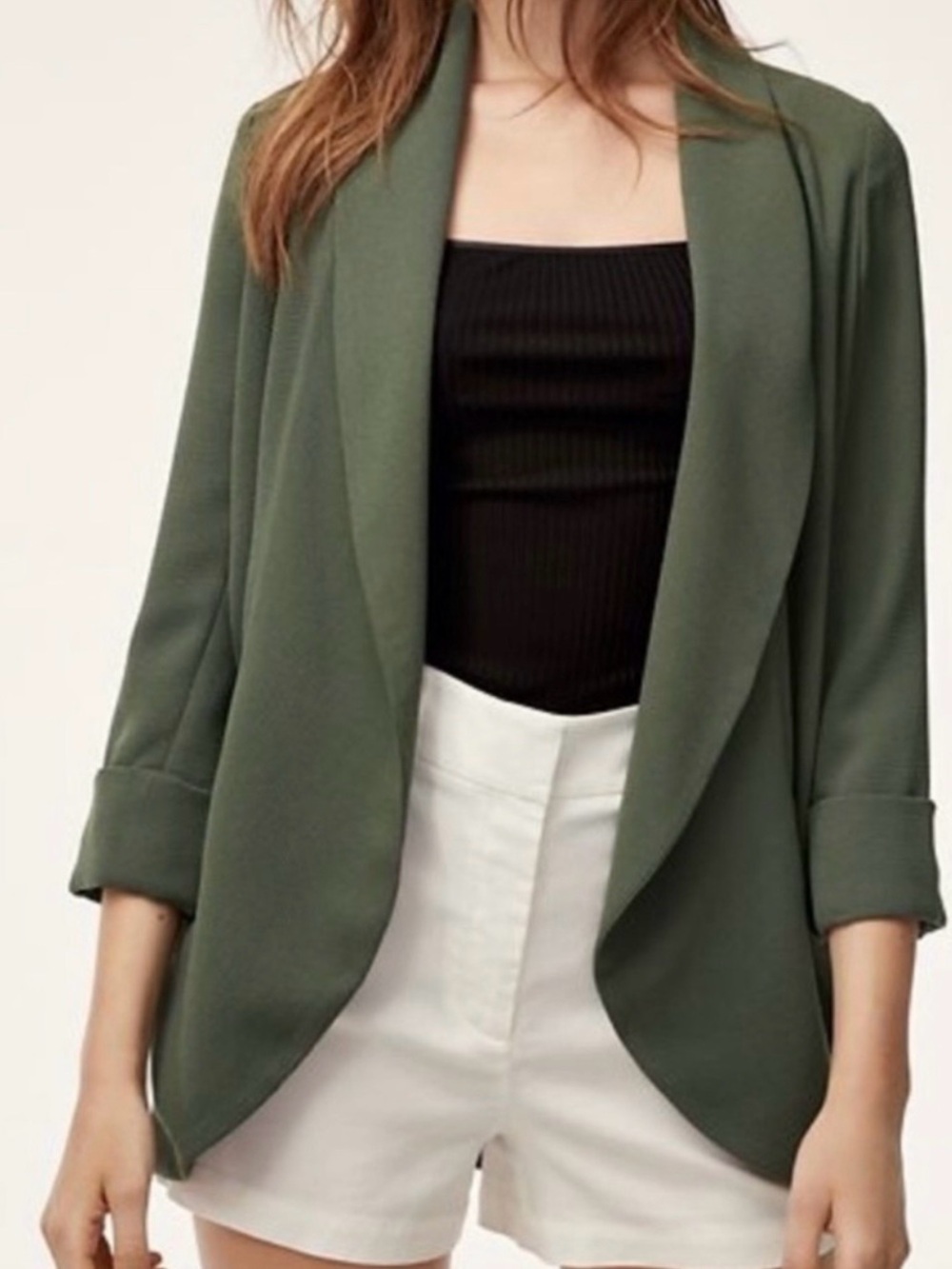 Wilfred Chevalier Blazer Jacket Size 6 Sage Green Aritzia